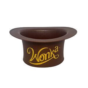 Wonka Movie Popcorn Bucket Cinemark Promo 2023 Willy Wonka Chocolate Factory Hat